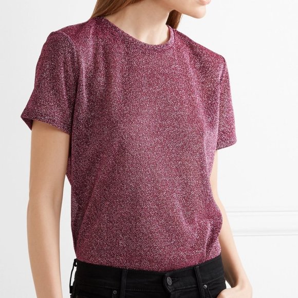 ALIX NYC Essex Metallic Stretch-Knit Bodys… - Picture 2 of 7